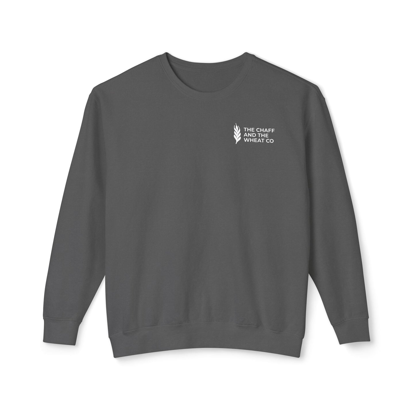 The Gospel - Adult Unisex Crewneck Sweatshirt - Back Text, Light Lettered Edition - (11 Colors)