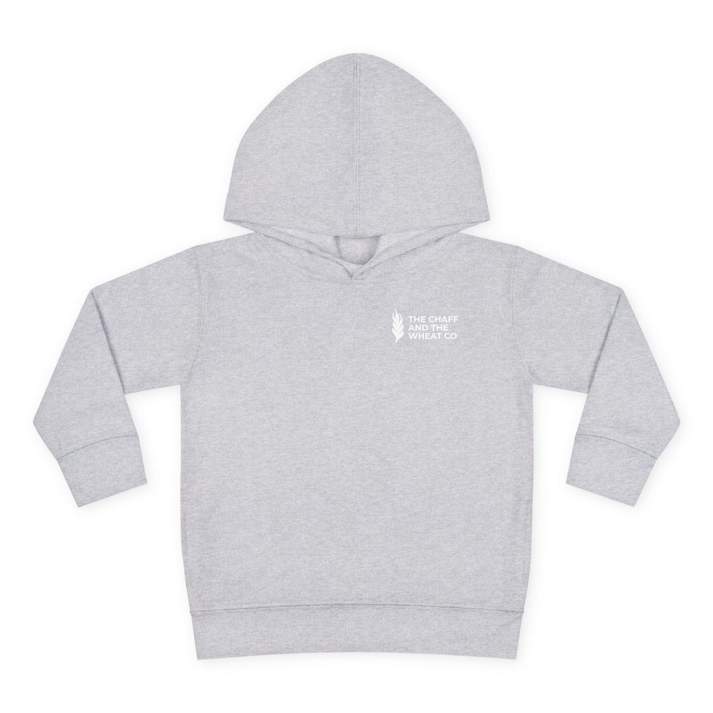 The Gospel - Toddler Pullover Hoodie - Back Text, Light Lettered Edition - (15 Colors)