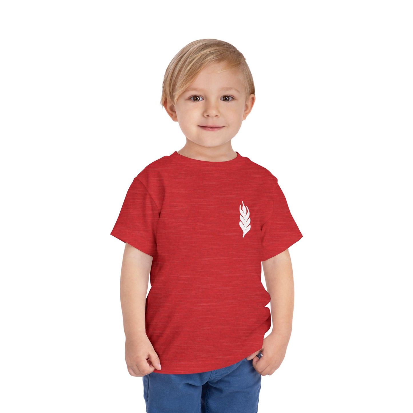 The Gospel - Toddler Short Sleeve Tee - Back Text, Light-Lettered Edition - (15 Colors)