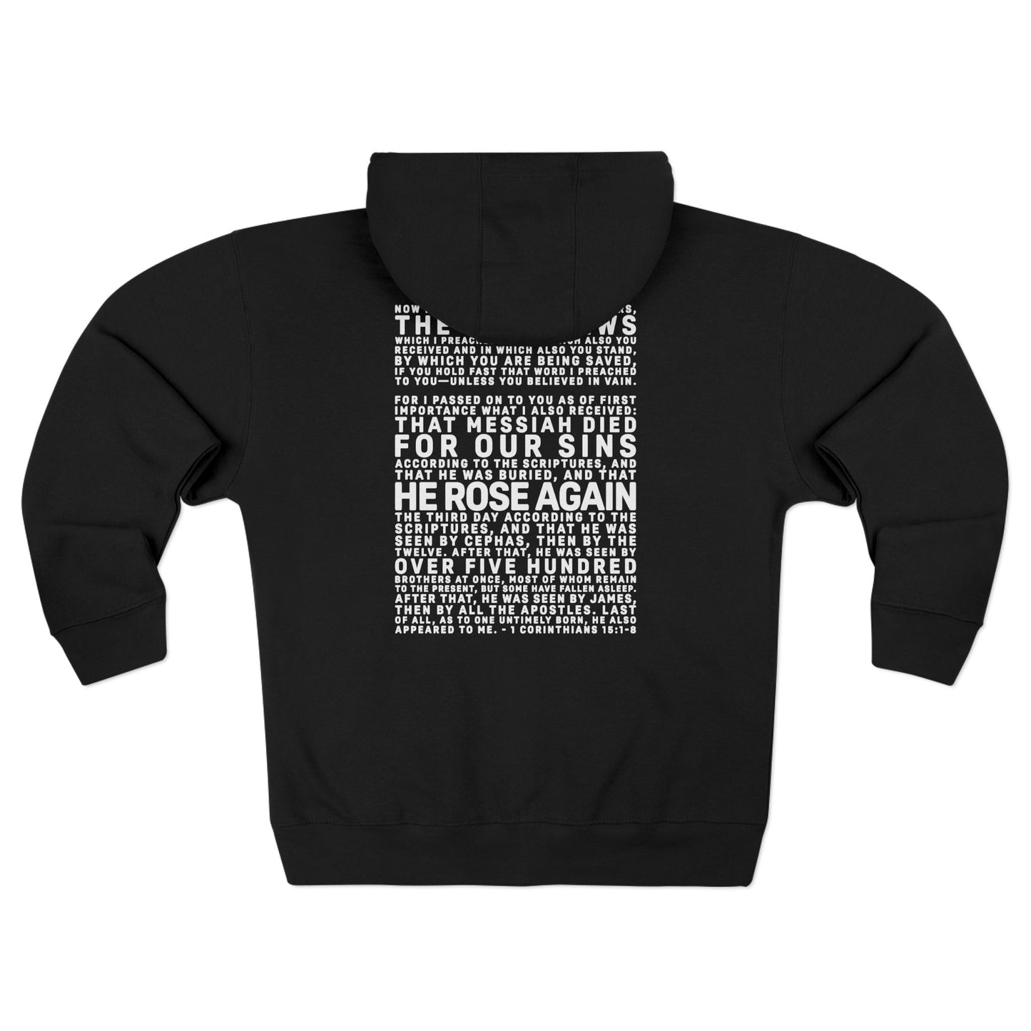 The Gospel - Adult Unisex Zip Hoodie - Light Lettered Edition - (8 Colors)