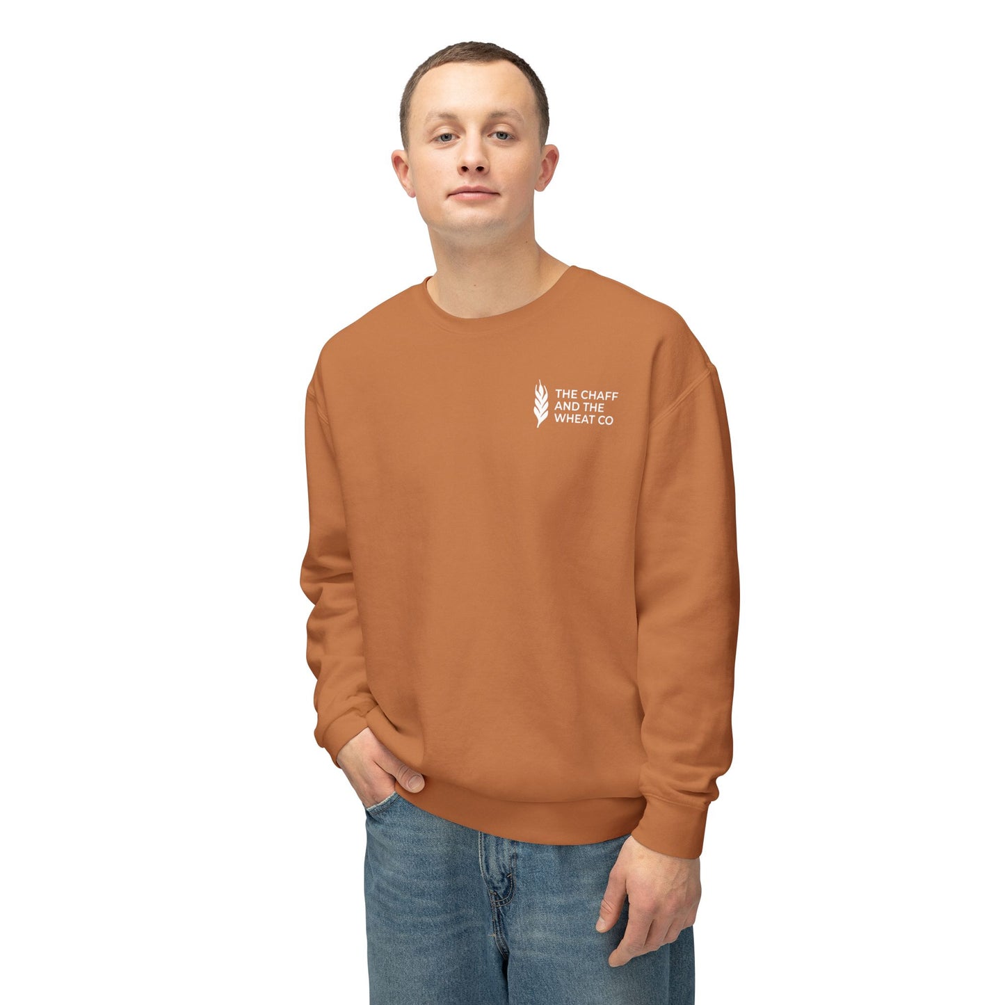 The Gospel - Adult Unisex Crewneck Sweatshirt - Back Text, Light Lettered Edition - (11 Colors)