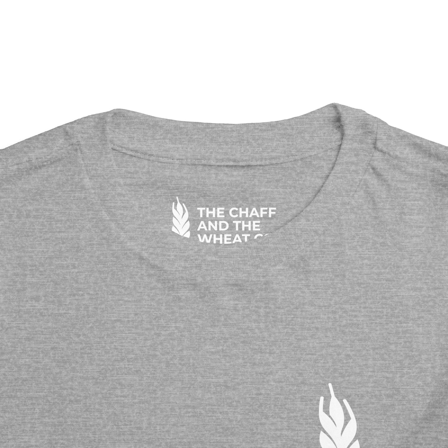 The Gospel - Toddler Short Sleeve Tee - Back Text, Light-Lettered Edition - (15 Colors)
