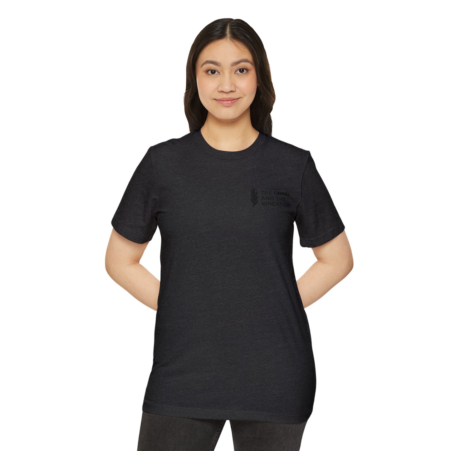 The Gospel - Adult Unisex Premium Organic Tee - Back Text, Dark-Lettered Edition - (7 Colors)
