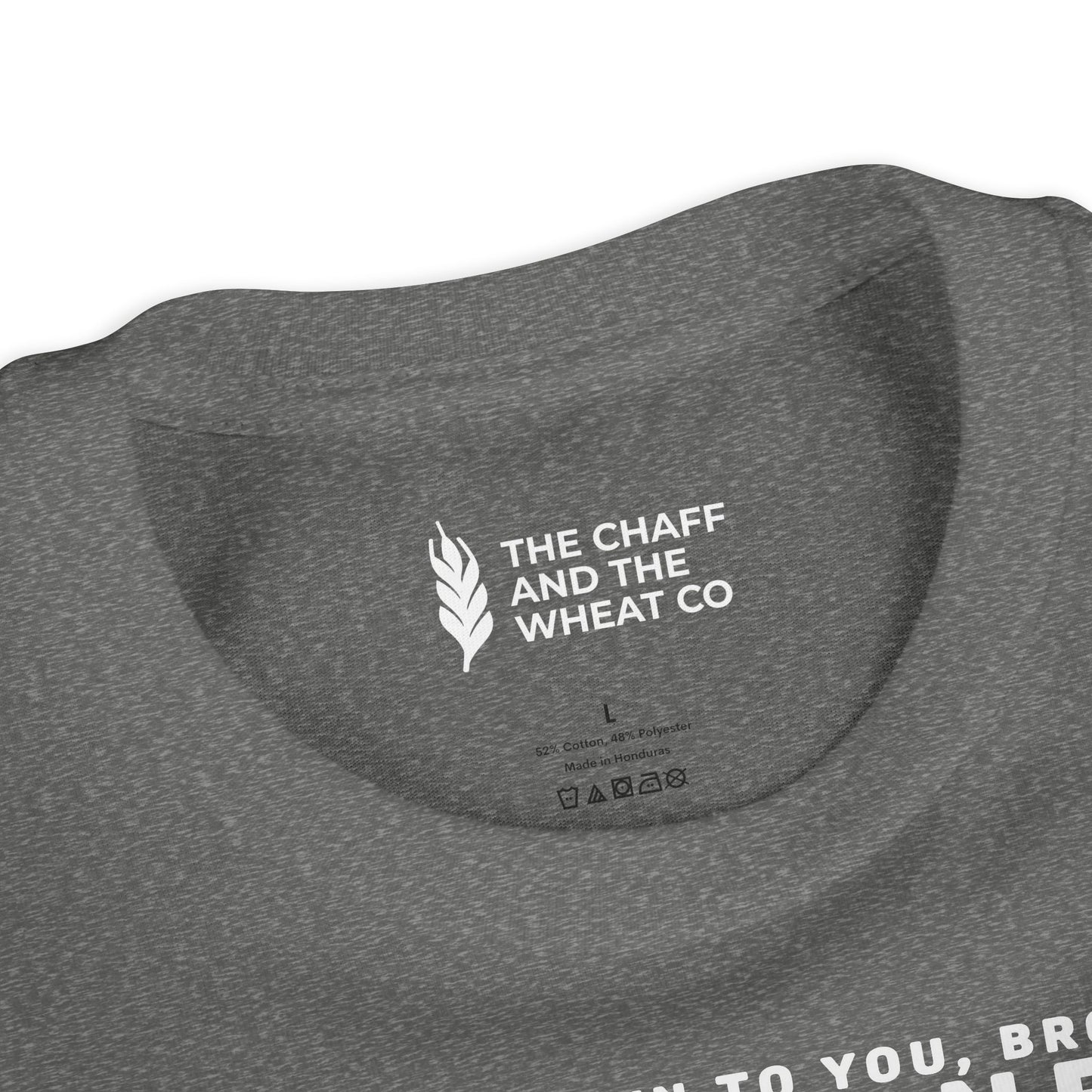 The Gospel - Youth Short Sleeve Tee - Back Text, Light-Lettered Edition - (22 Colors)