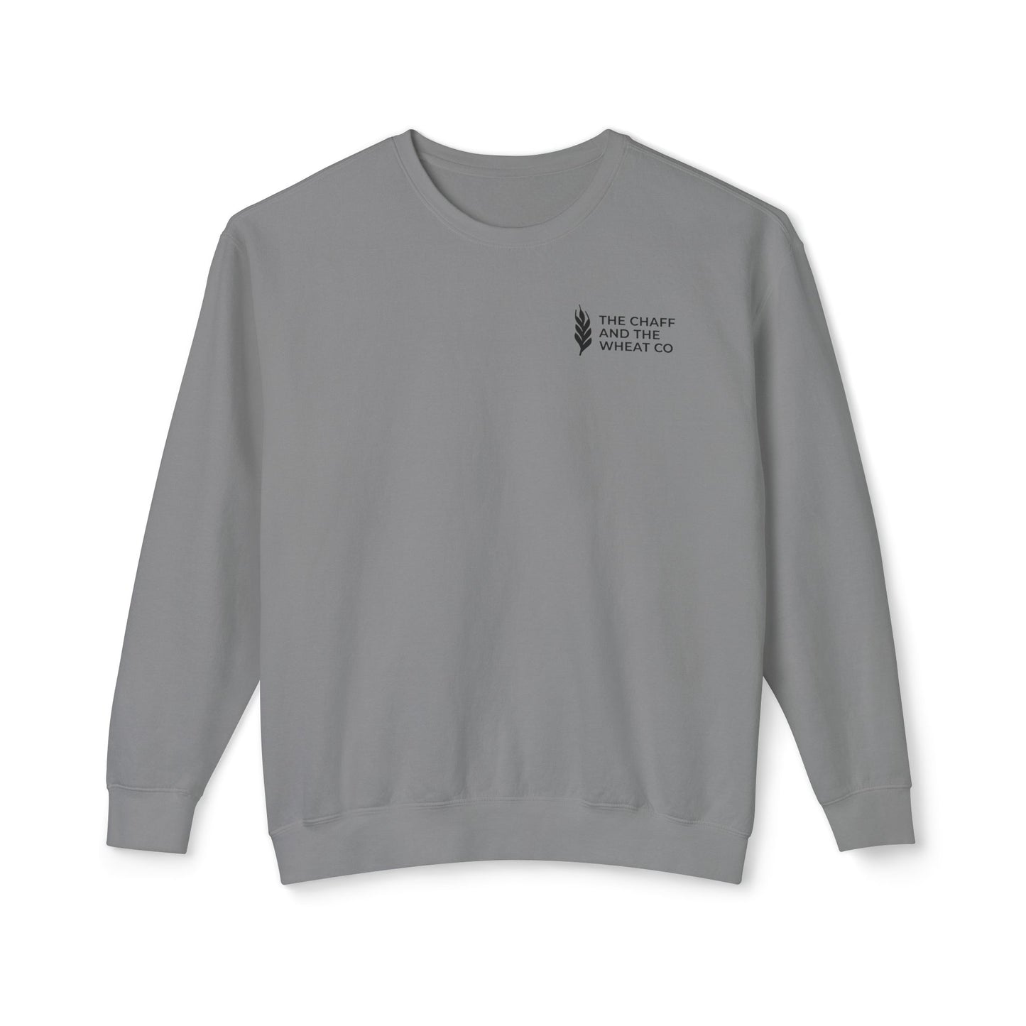 The Gospel - Adult Unisex Crewneck Sweatshirt - Back Text, Dark Lettered Edition - (12 Colors)