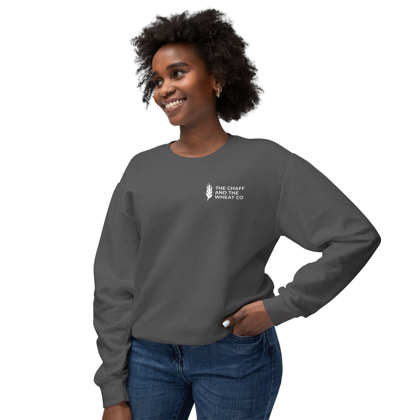 The Gospel - Adult Unisex Crewneck Sweatshirt - Back Text, Light Lettered Edition - (11 Colors)