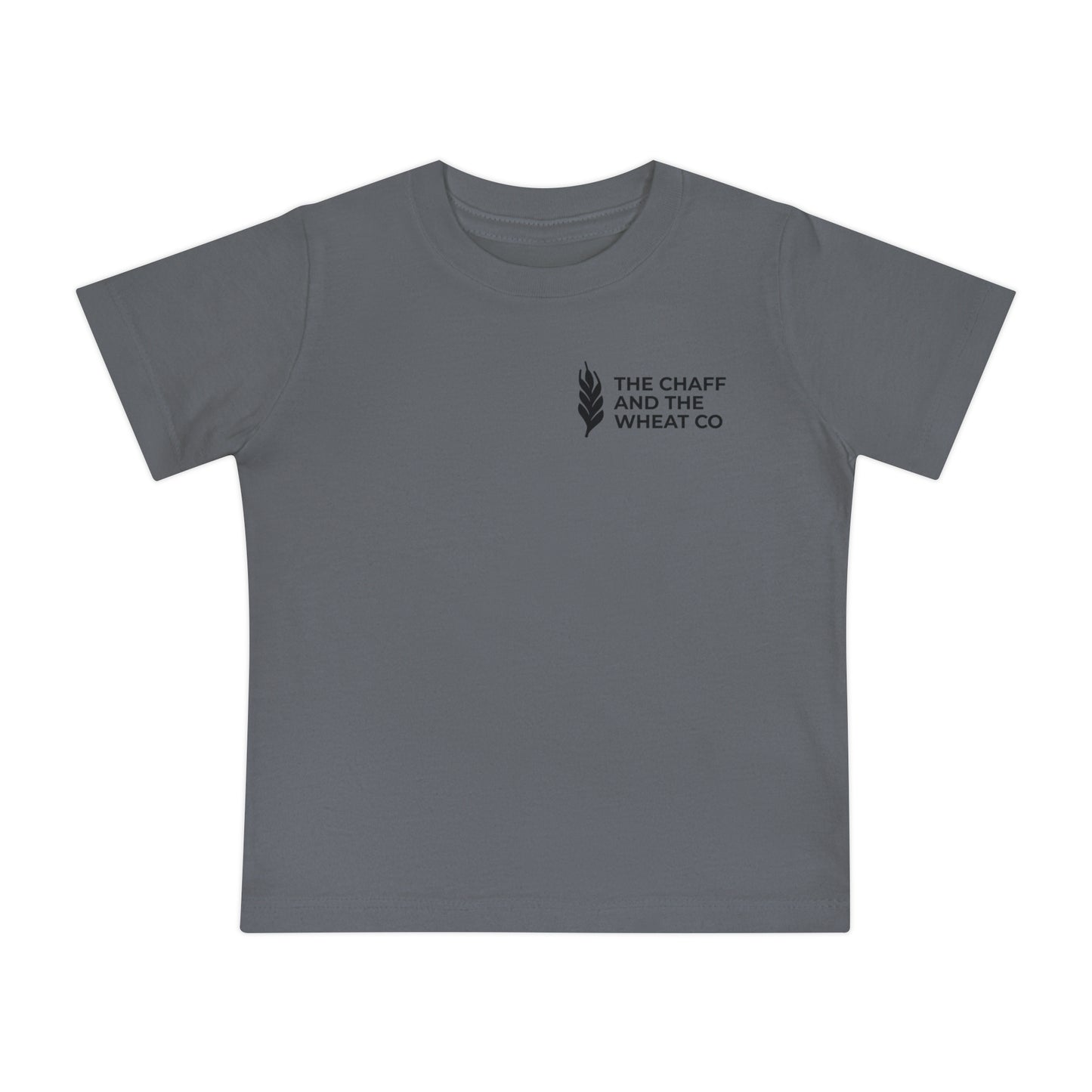 The Gospel - Infant (3M-24M) Short Sleeve Tee - Back Text, Dark-Lettered Edition - (6 Colors)