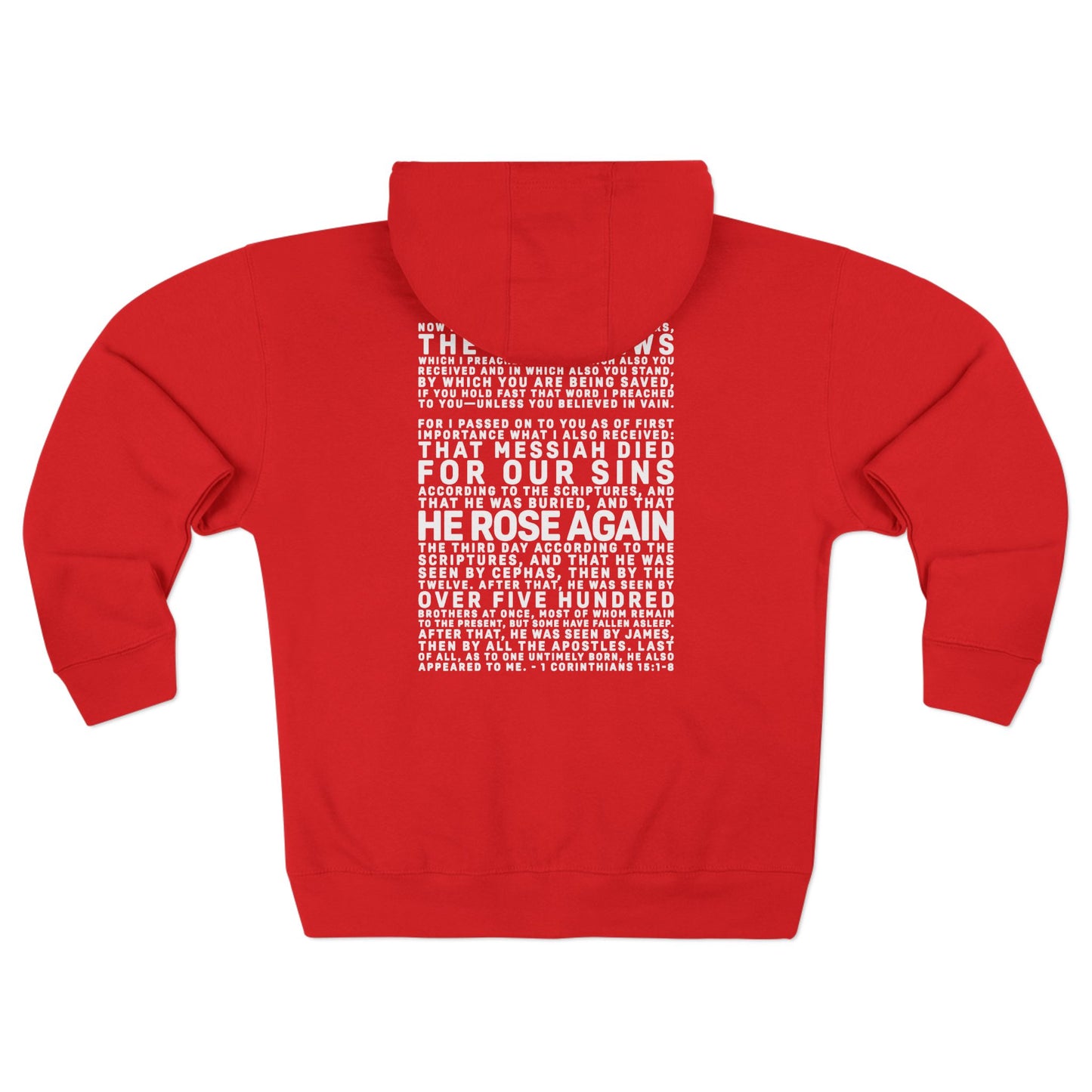 The Gospel - Adult Unisex Zip Hoodie - Light Lettered Edition - (8 Colors)