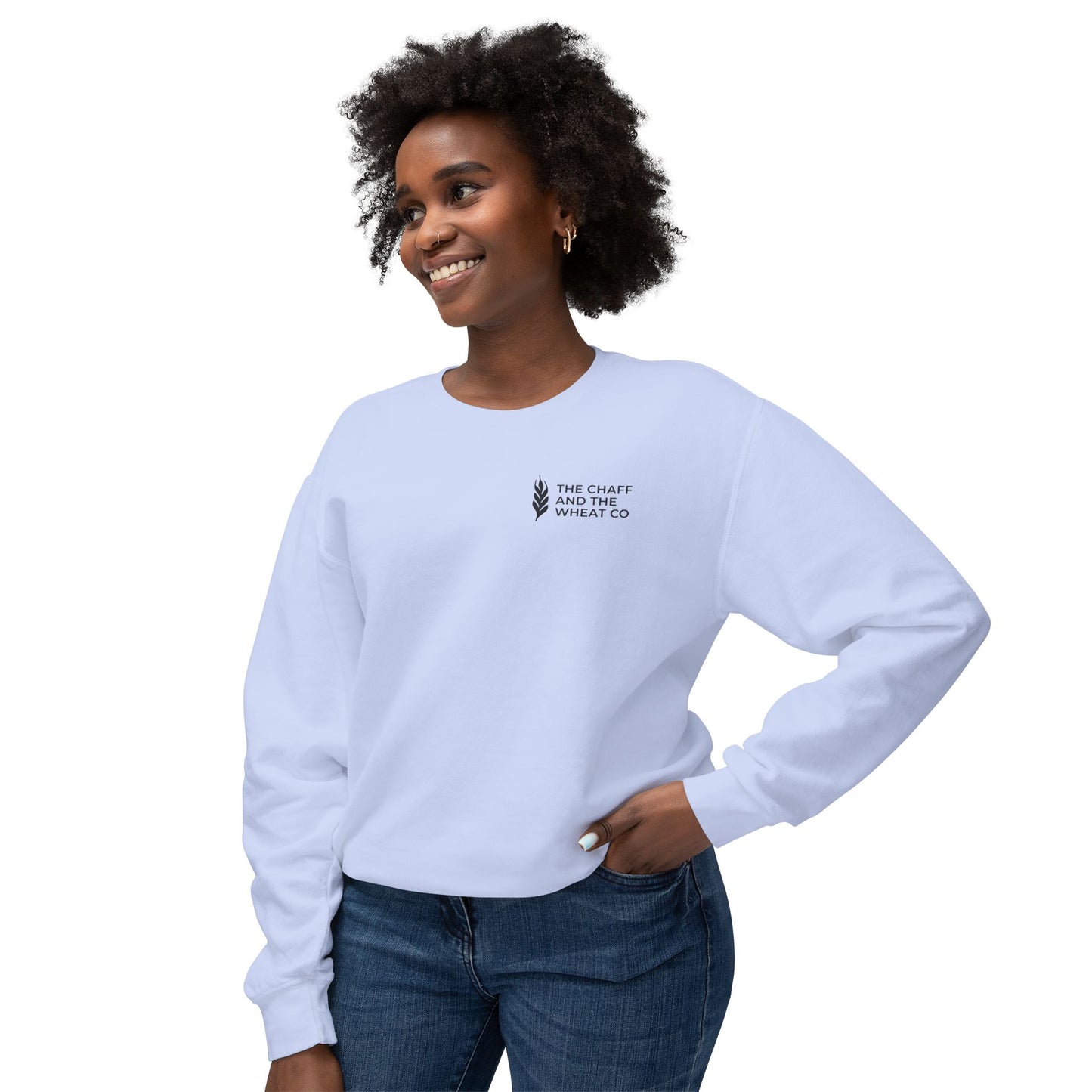 The Gospel - Adult Unisex Crewneck Sweatshirt - Back Text, Dark Lettered Edition - (12 Colors)