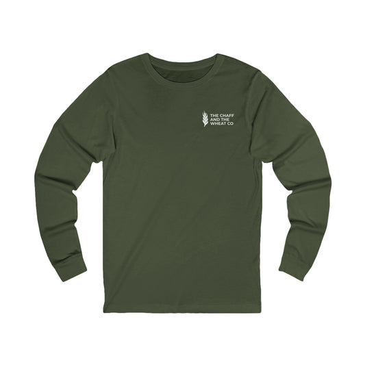 The Gospel - Adult Unisex Long Sleeve Tee - Back Text, Light Lettered Edition - (12 Colors)
