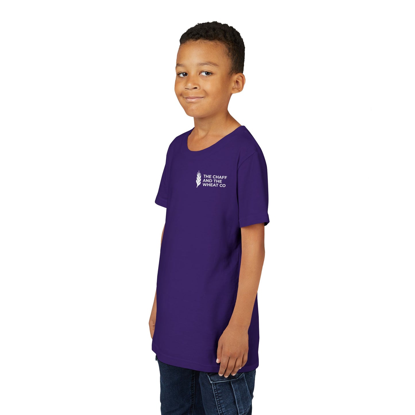 The Gospel - Youth Short Sleeve Tee - Back Text, Light-Lettered Edition - (22 Colors)