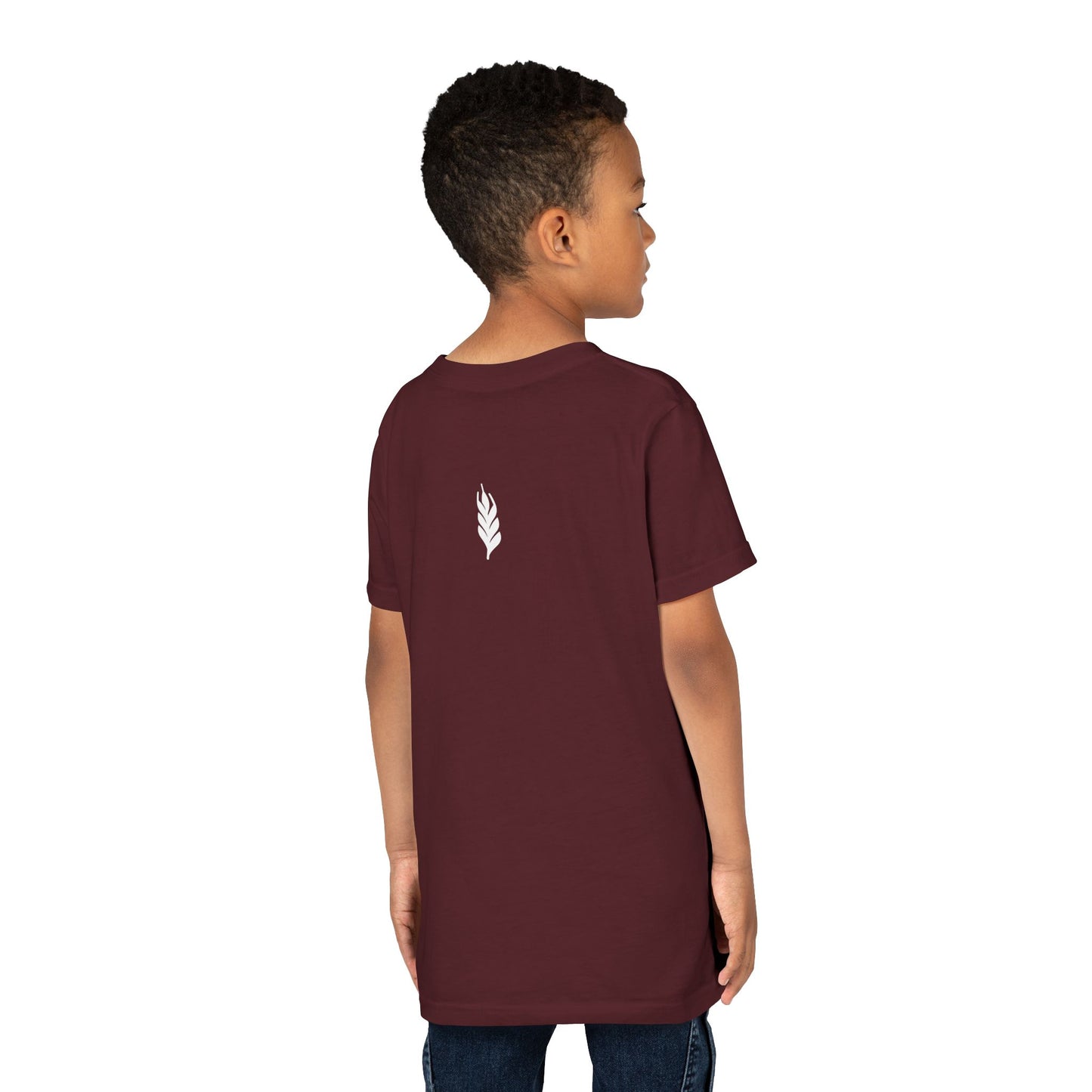 The Gospel - Youth Short Sleeve Tee - Back Text, Light-Lettered Edition - (22 Colors)