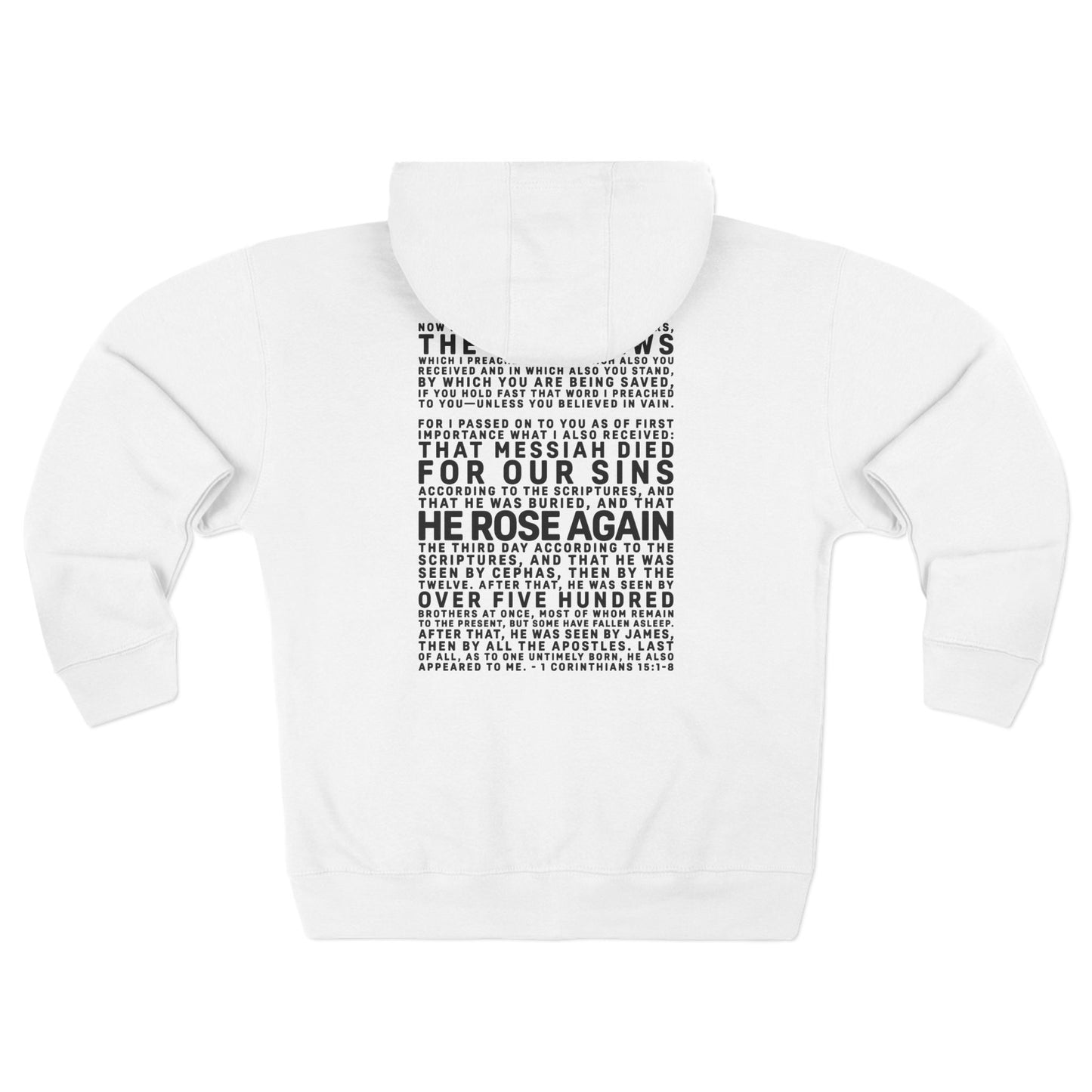 The Gospel - Adult Unisex Zip Hoodie - Dark Lettered Edition - (6 Colors)