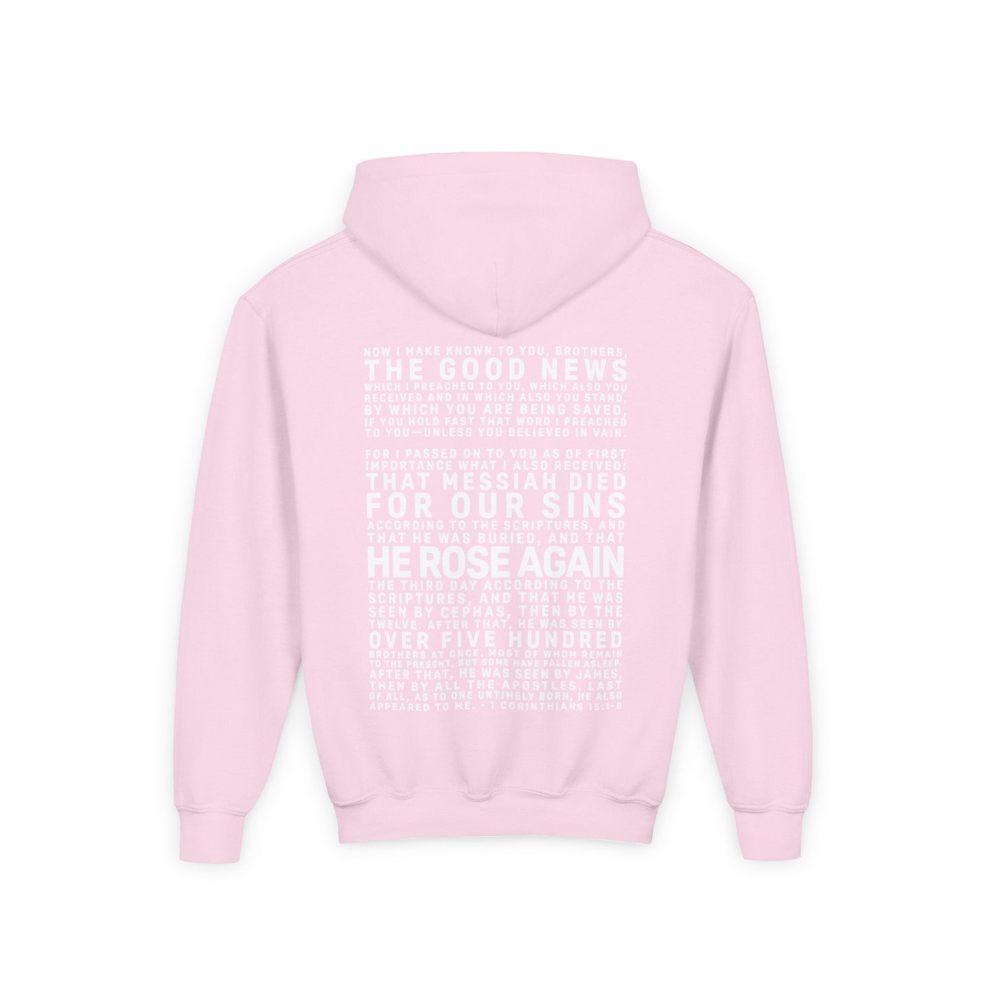 The Gospel - Youth Pullover Hoodie - Light Lettered Edition - (15 Colors)