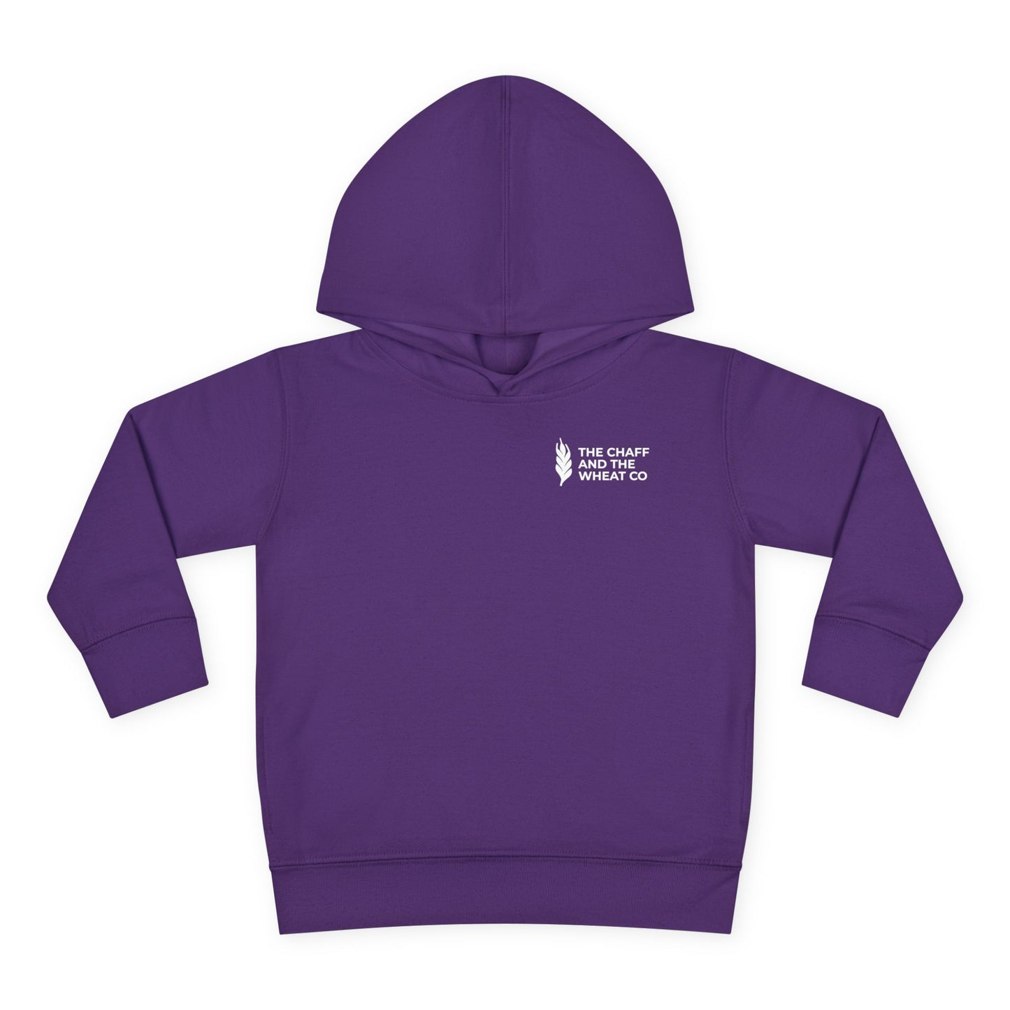 The Gospel - Toddler Pullover Hoodie - Back Text, Light Lettered Edition - (15 Colors)
