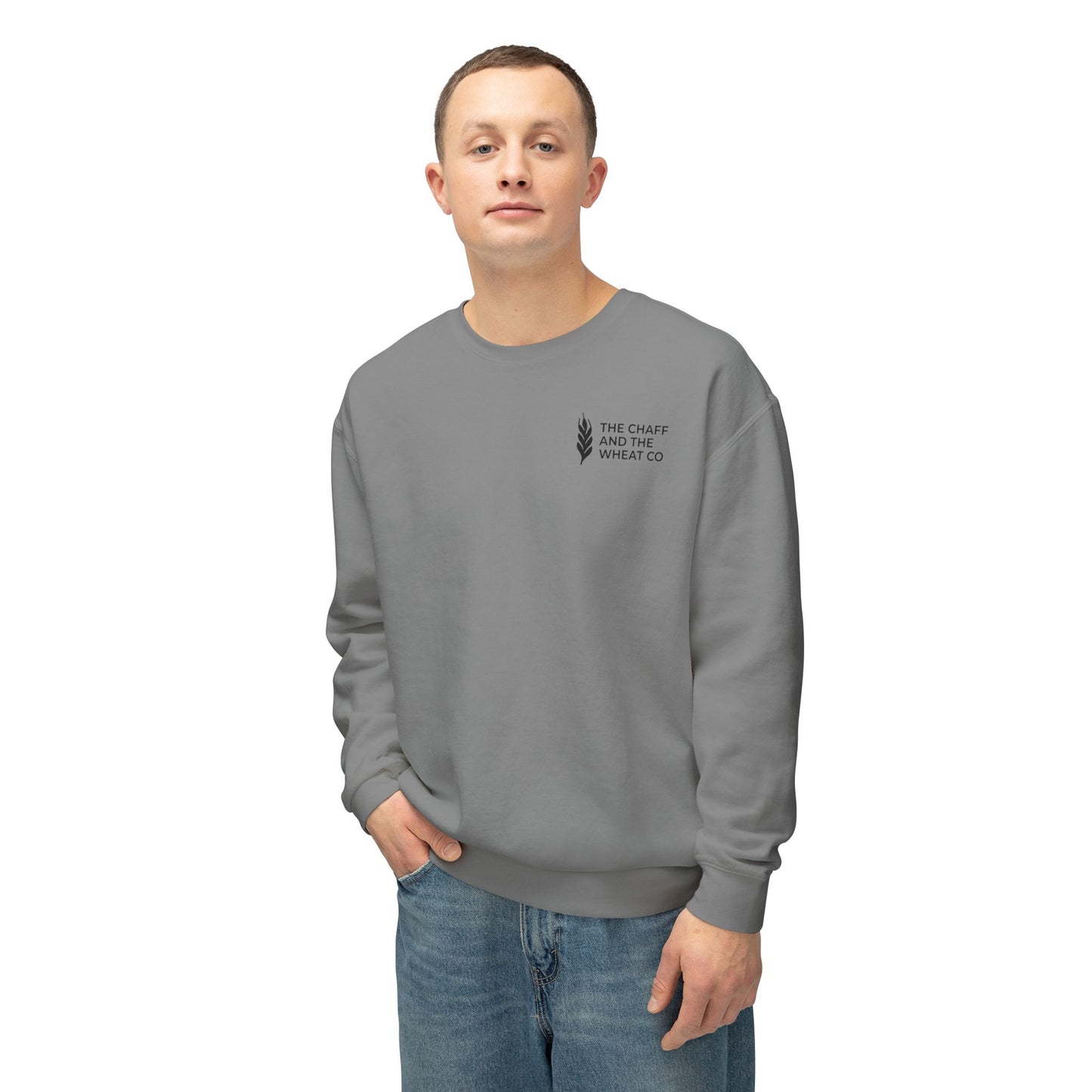 The Gospel - Adult Unisex Crewneck Sweatshirt - Back Text, Dark Lettered Edition - (12 Colors)