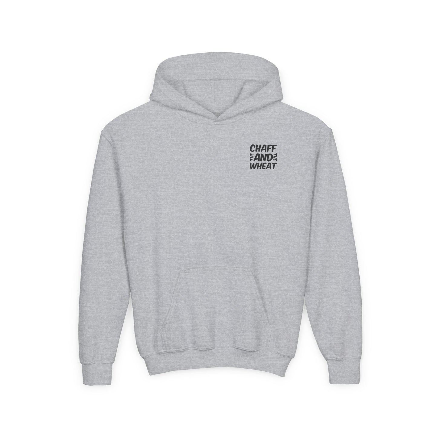 'I declare to you the gospel' - Dark Lettered Edition - (9 Color Options) - Youth Heavy Blend Hoodie