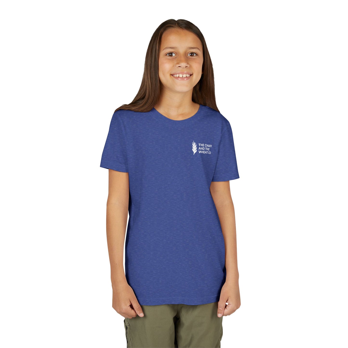 The Gospel - Youth Short Sleeve Tee - Back Text, Light-Lettered Edition - (22 Colors)