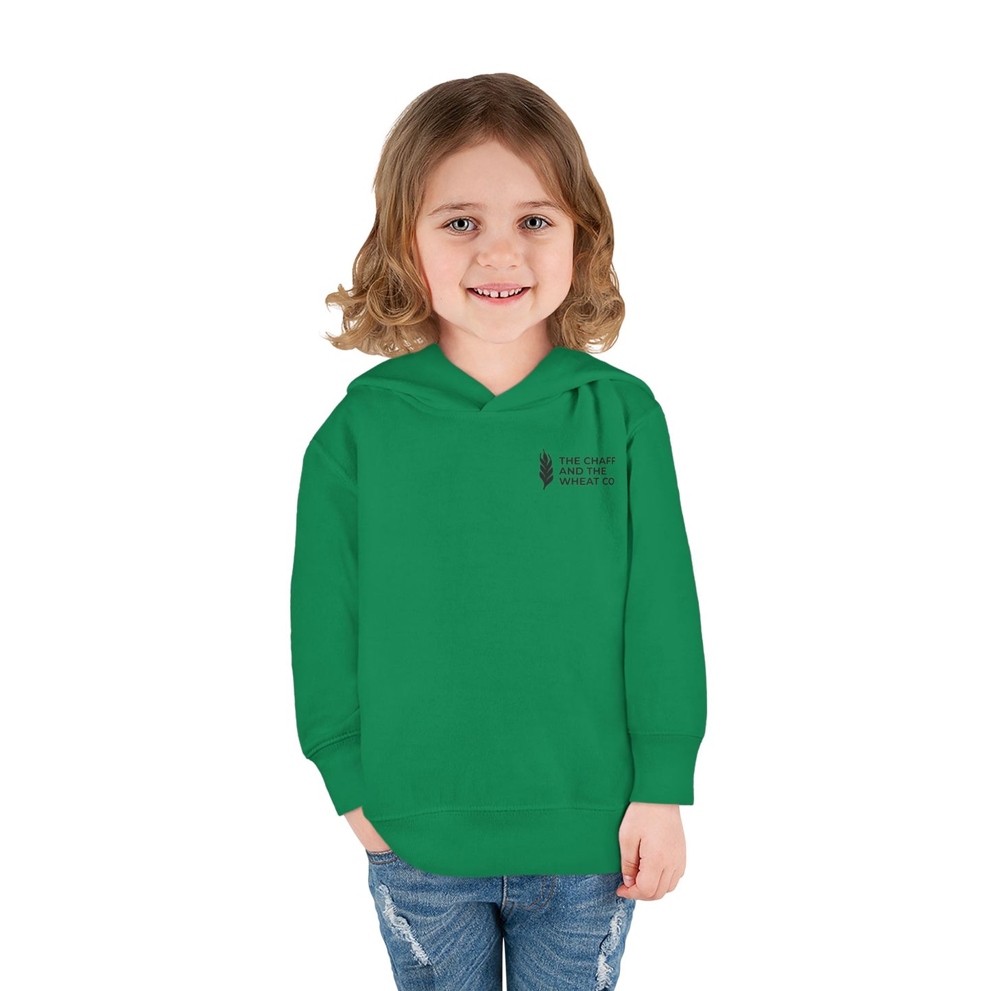 The Gospel - Toddler Pullover Hoodie - Back Text, Dark Lettered Edition - (13 Colors)