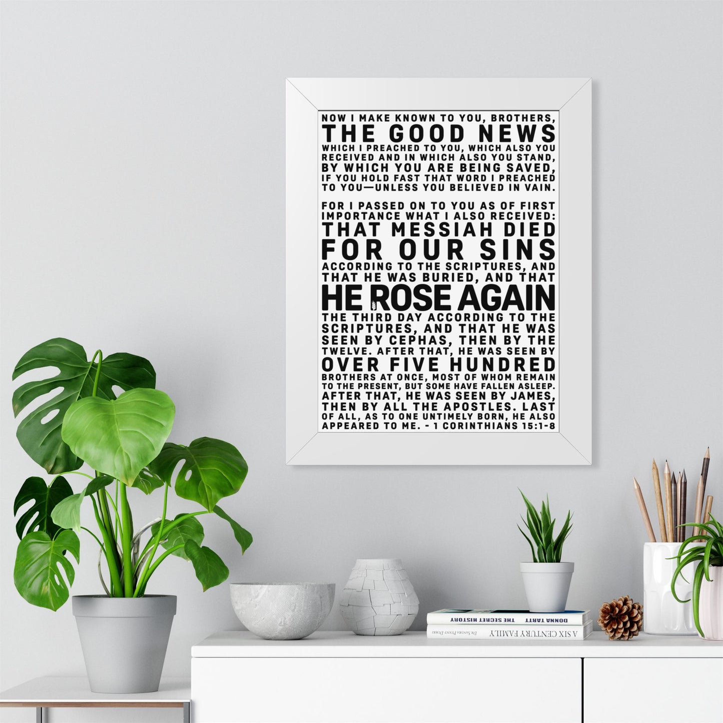 The Gospel - Framed Poster - (4 Sizes // 3 Frame Colors)