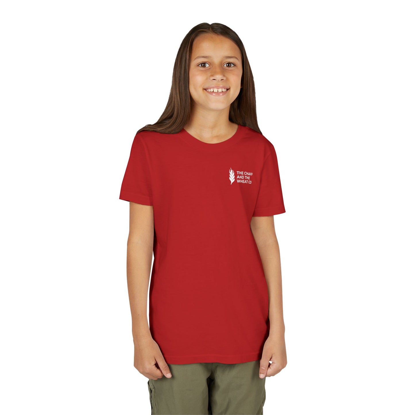 The Gospel - Youth Short Sleeve Tee - Back Text, Light-Lettered Edition - (22 Colors)