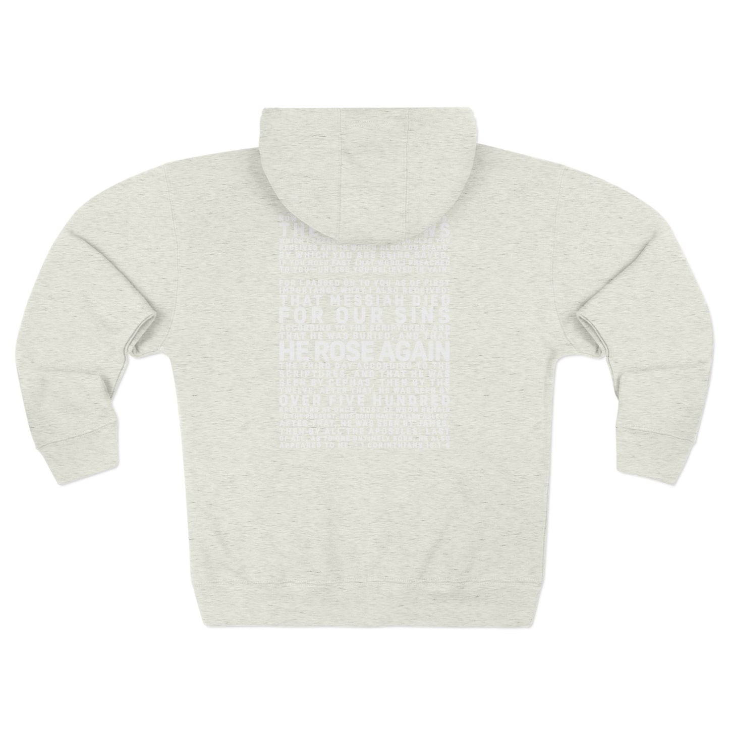The Gospel - Adult Unisex Zip Hoodie - Light Lettered Edition - (8 Colors)