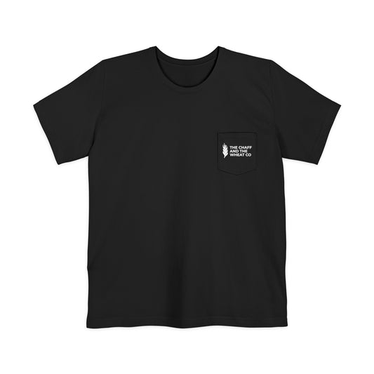 The Gospel - Adult Unisex Pocket Tee - Back Text, Light-Lettered Edition - (5 Colors)