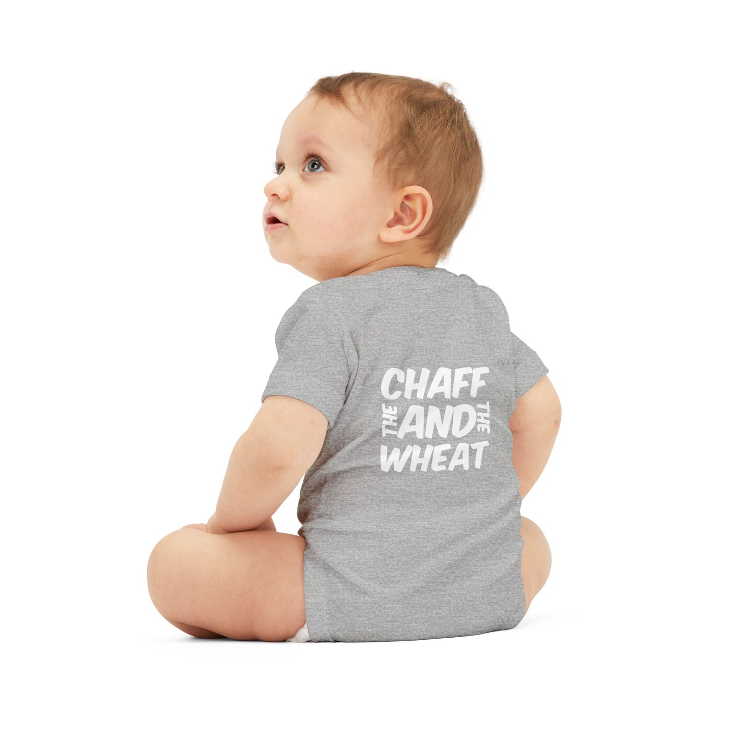 'I declare to you the gospel' - Front Text, Light Lettered Edition - (8 Color Options) - Infant Jersey One Piece