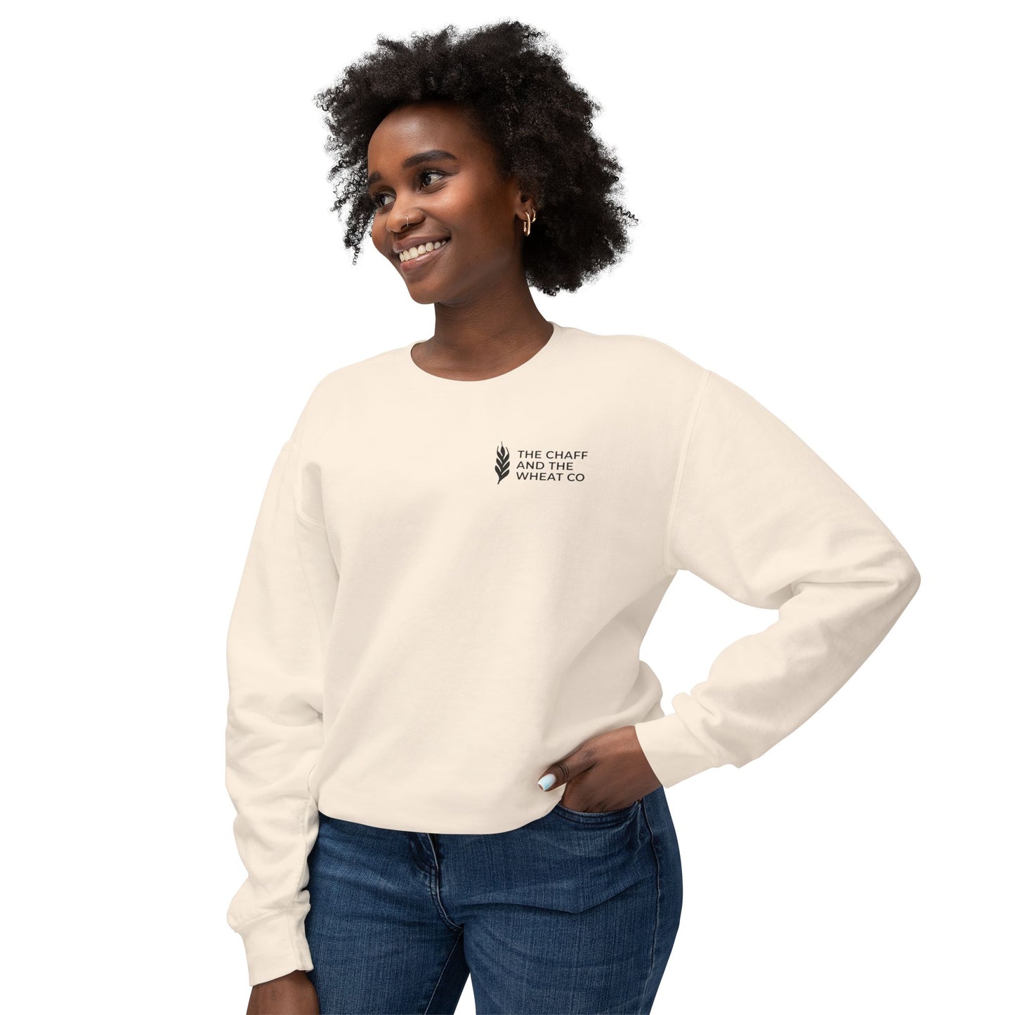 The Gospel - Adult Unisex Crewneck Sweatshirt - Back Text, Dark Lettered Edition - (12 Colors)