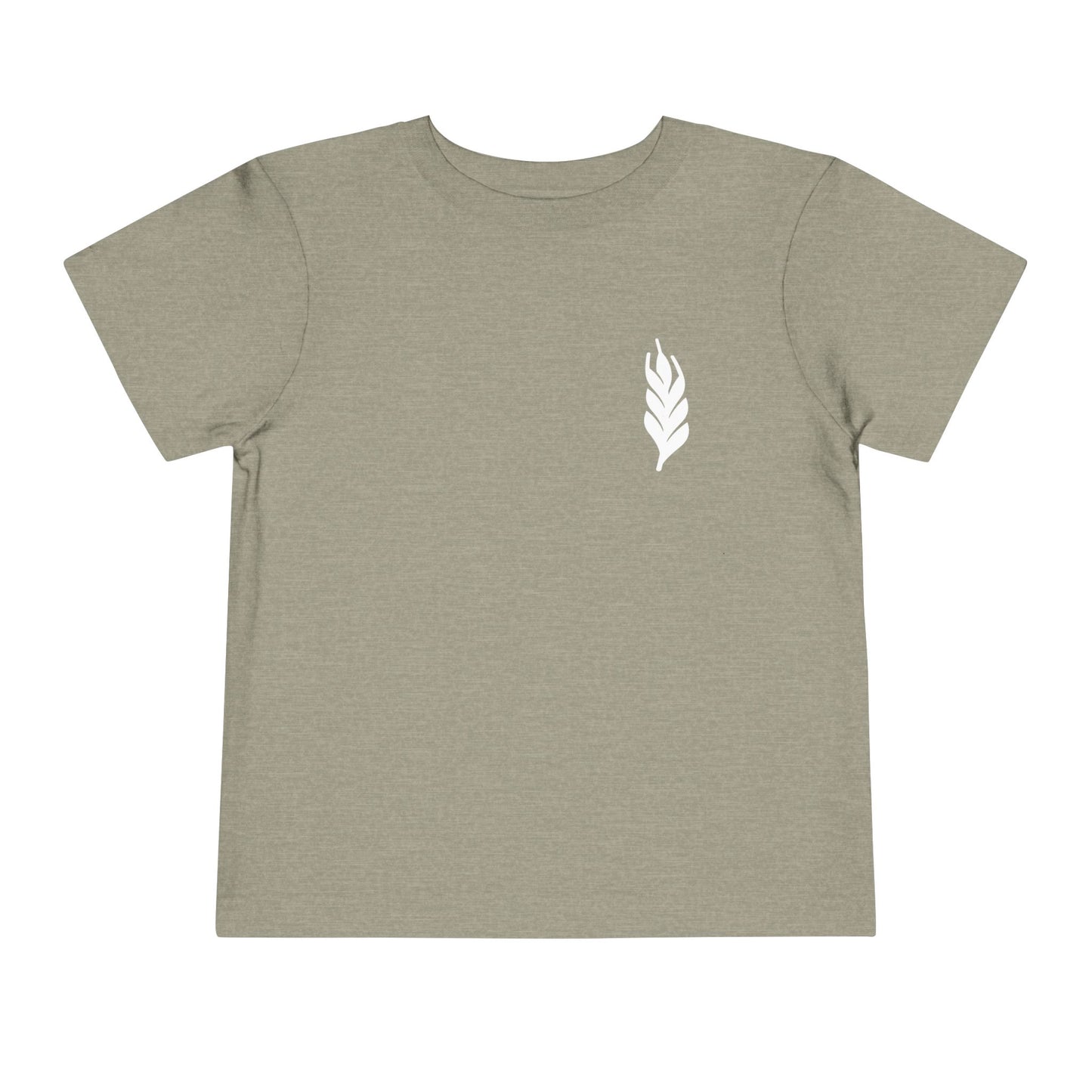 The Gospel - Toddler Short Sleeve Tee - Back Text, Light-Lettered Edition - (15 Colors)