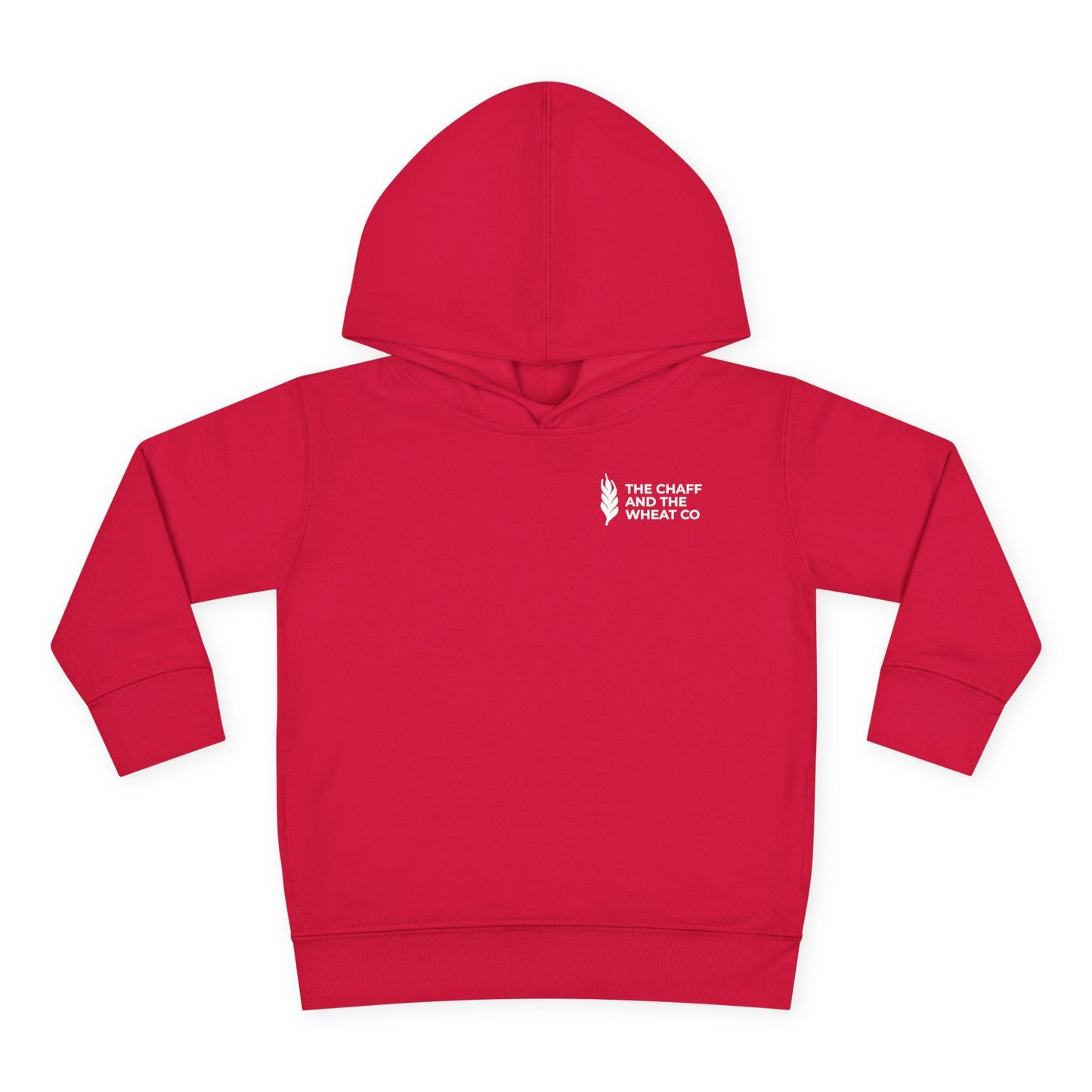The Gospel - Toddler Pullover Hoodie - Back Text, Light Lettered Edition - (15 Colors)