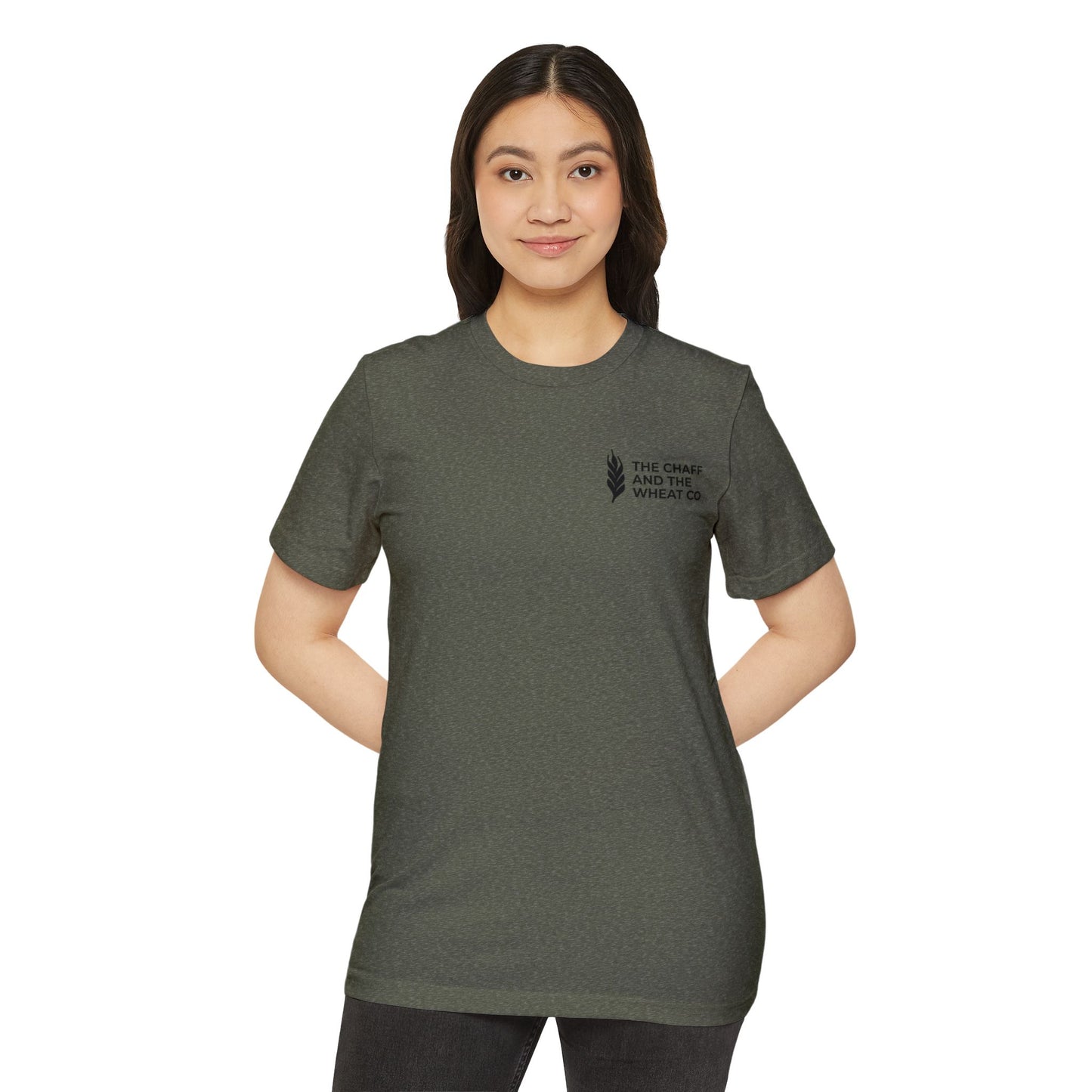 The Gospel - Adult Unisex Premium Organic Tee - Back Text, Dark-Lettered Edition - (7 Colors)