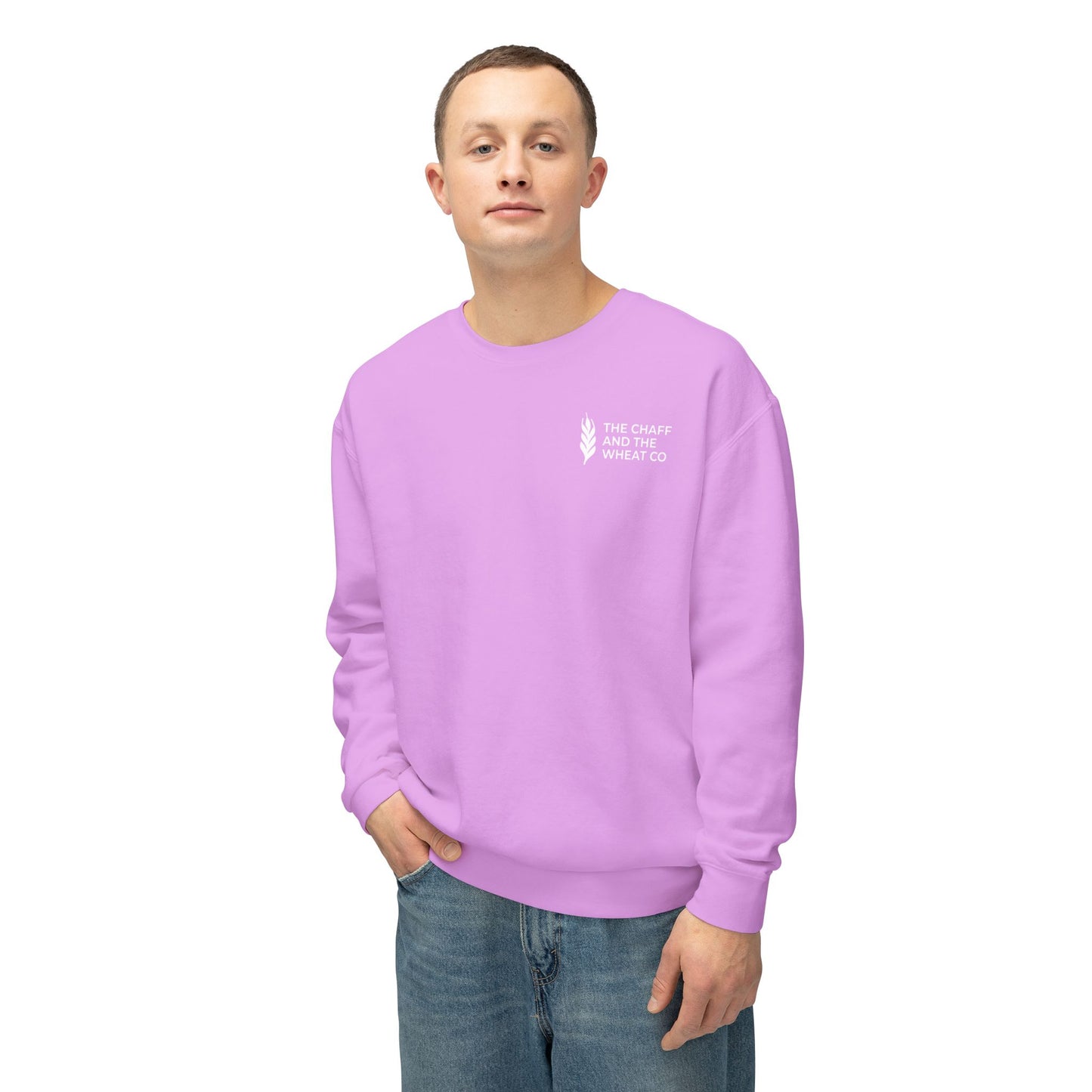 The Gospel - Adult Unisex Crewneck Sweatshirt - Back Text, Light Lettered Edition - (11 Colors)