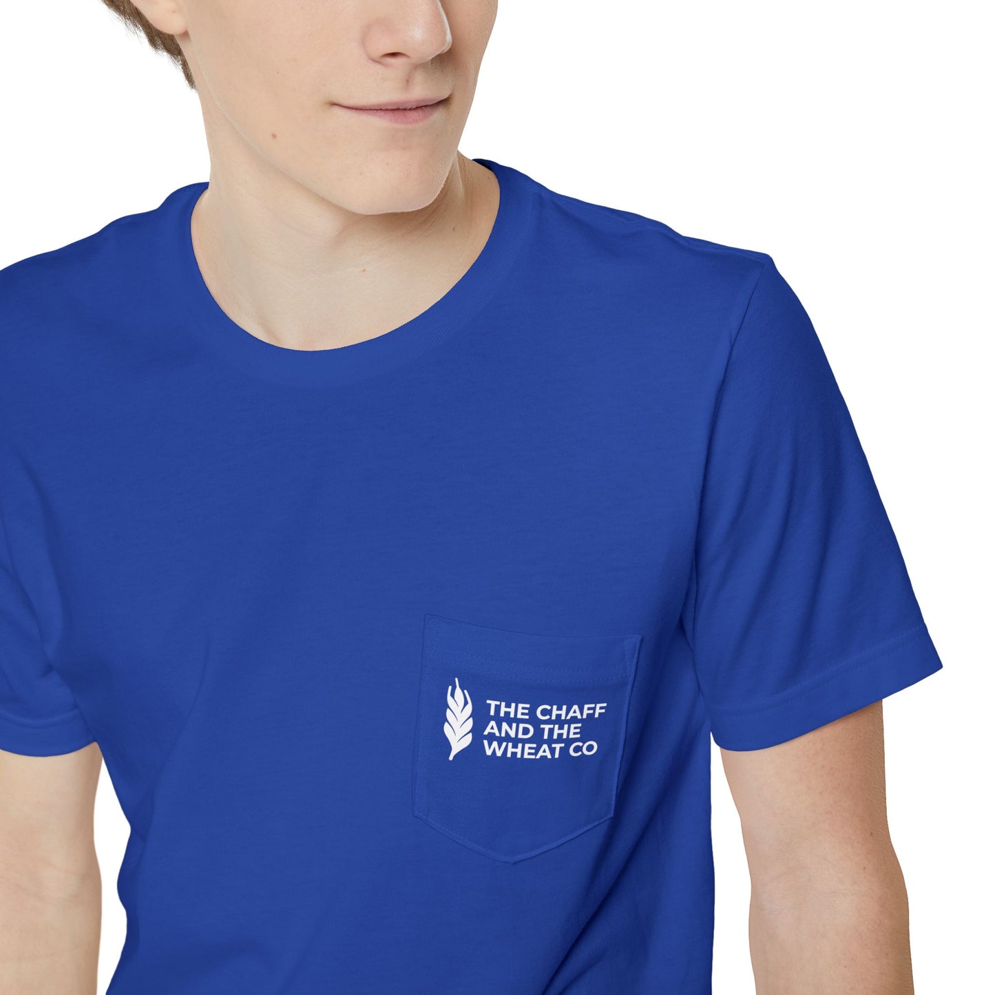 The Gospel - Adult Unisex Pocket Tee - Back Text, Light-Lettered Edition - (5 Colors)