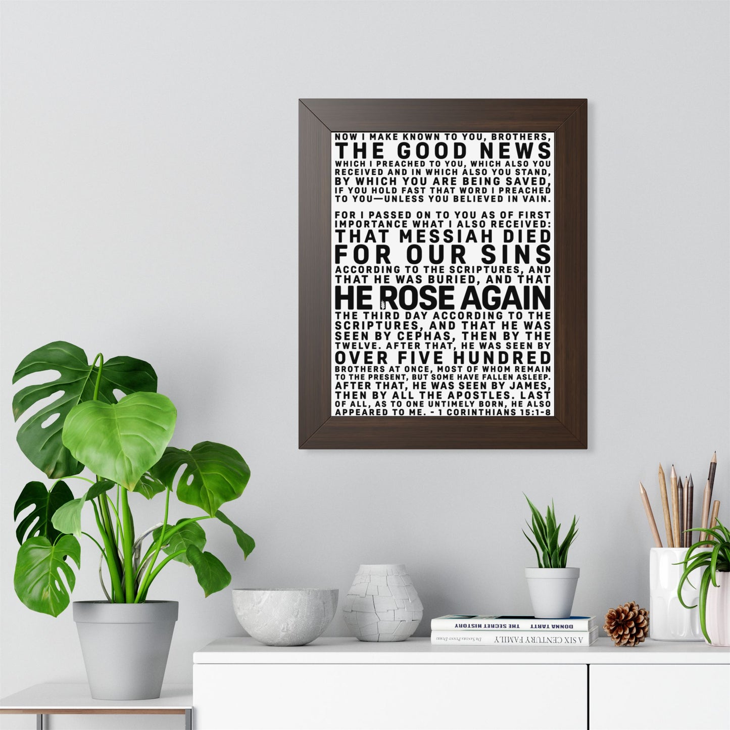 The Gospel - Framed Poster - (4 Sizes // 3 Frame Colors)