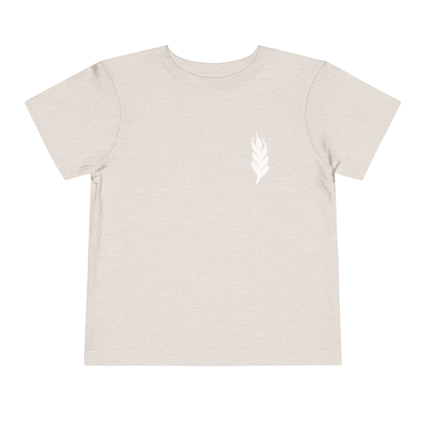The Gospel - Toddler Short Sleeve Tee - Back Text, Light-Lettered Edition - (15 Colors)