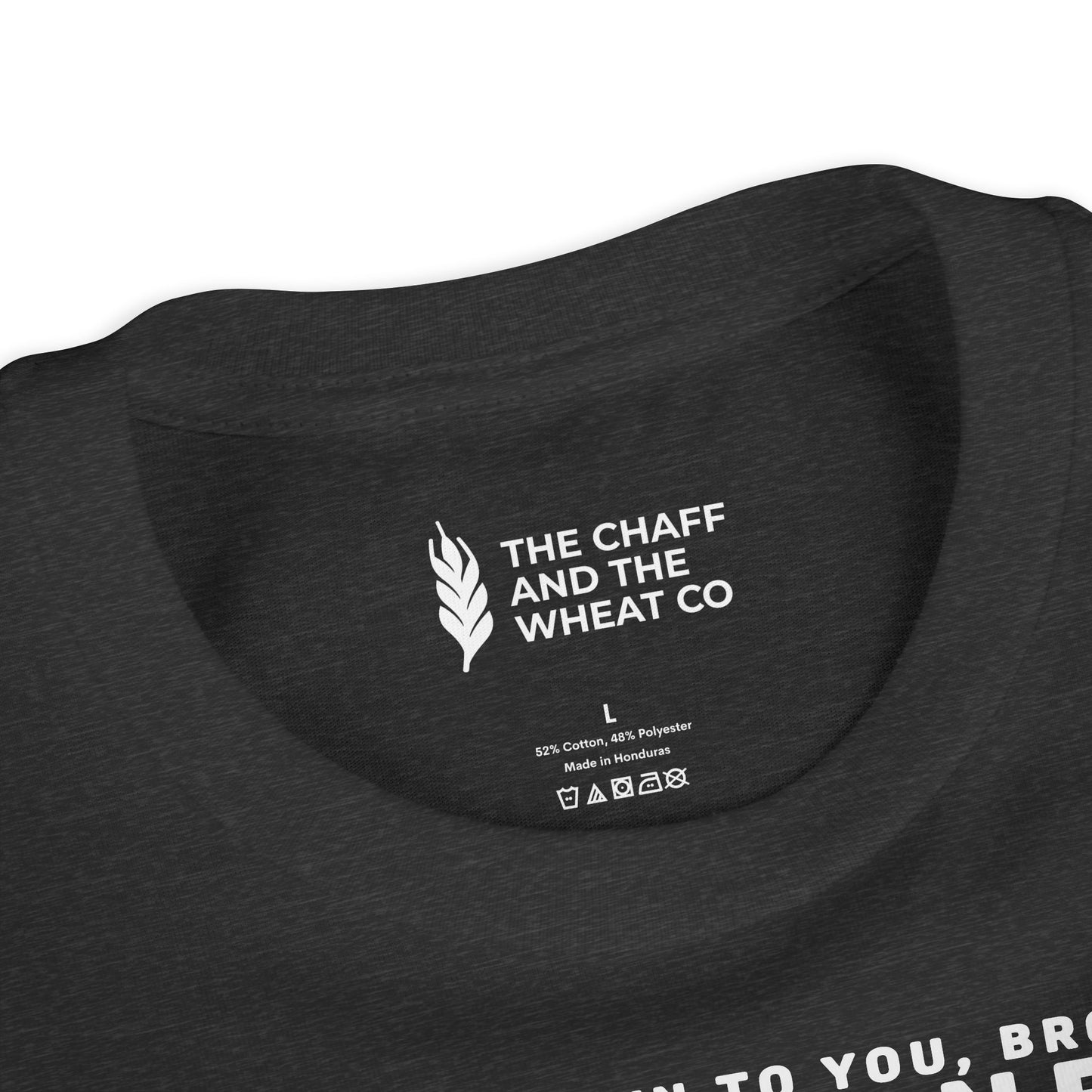 The Gospel - Youth Short Sleeve Tee - Back Text, Light-Lettered Edition - (22 Colors)