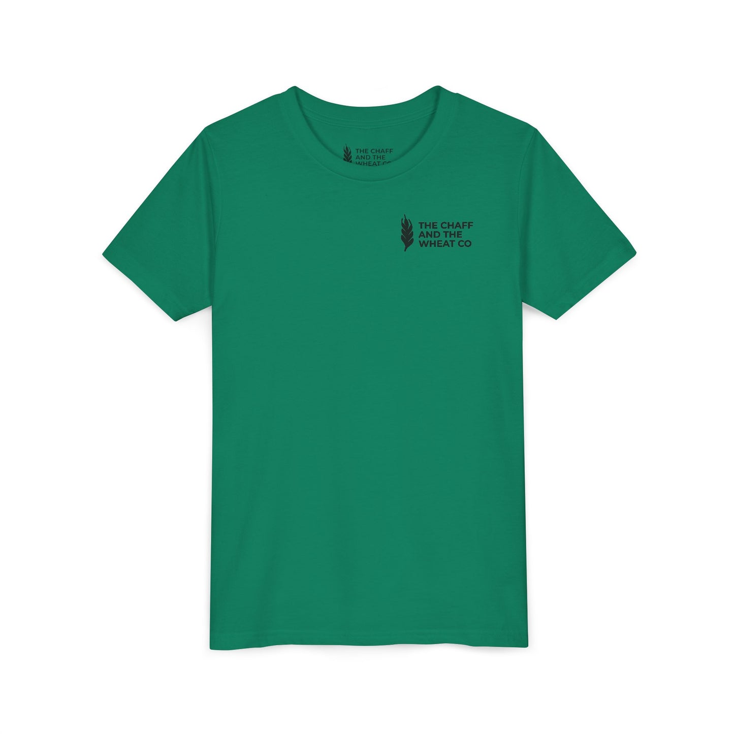 The Gospel - Youth Short Sleeve Tee - Back Text, Dark-Lettered Edition - (17 Colors)