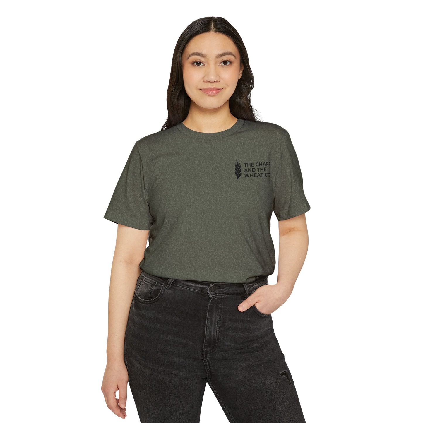The Gospel - Adult Unisex Premium Organic Tee - Back Text, Dark-Lettered Edition - (7 Colors)