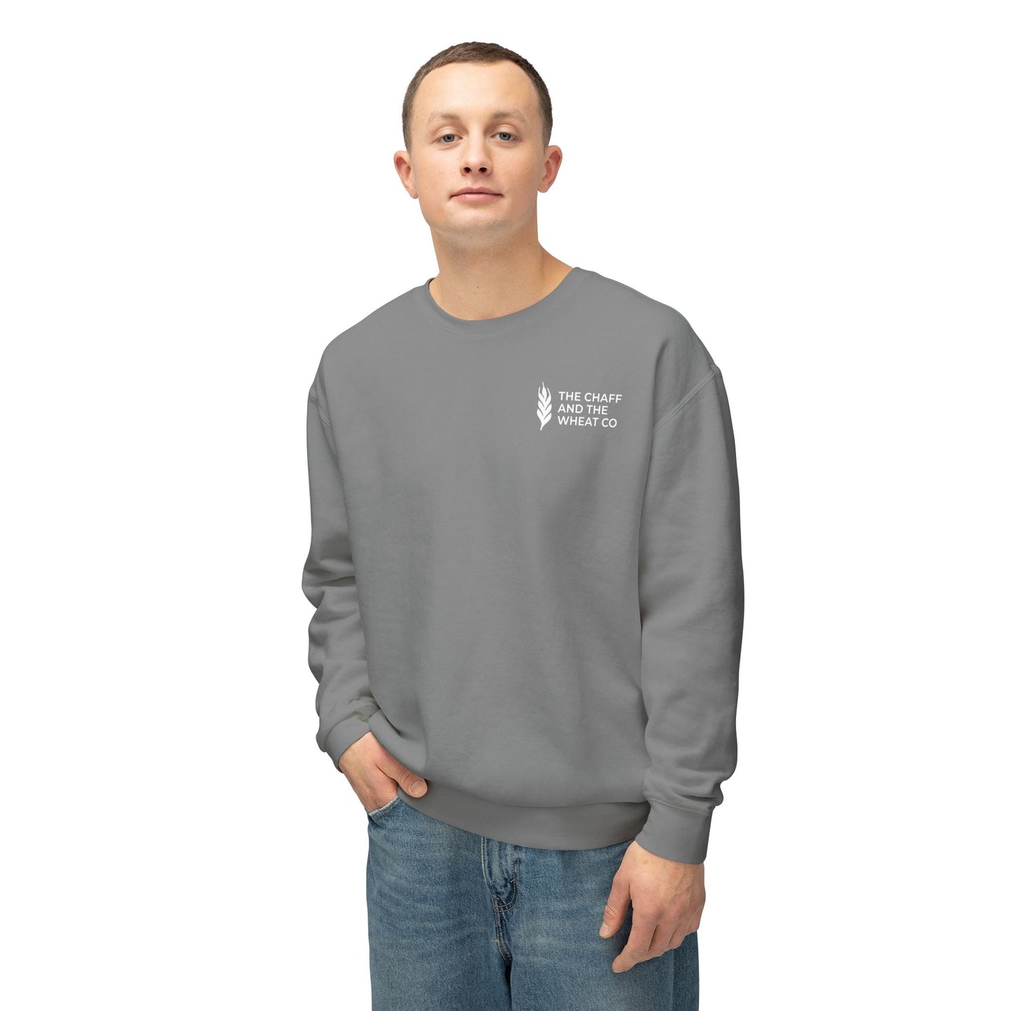 The Gospel - Adult Unisex Crewneck Sweatshirt - Back Text, Light Lettered Edition - (11 Colors)