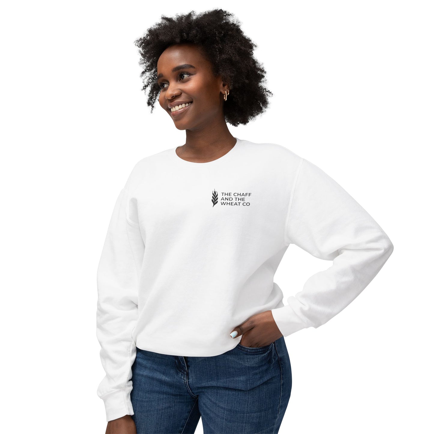 The Gospel - Adult Unisex Crewneck Sweatshirt - Back Text, Dark Lettered Edition - (12 Colors)