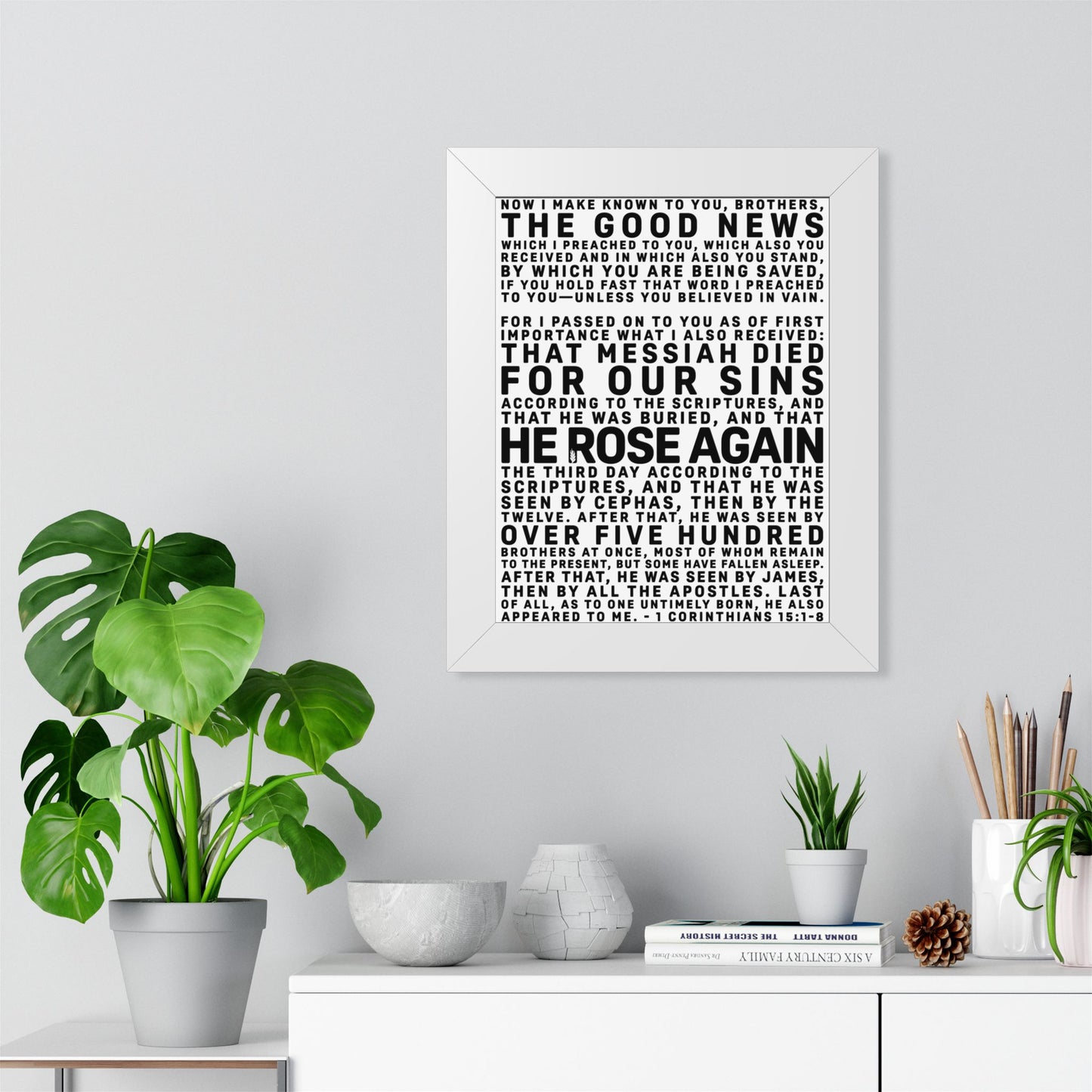 The Gospel - Framed Poster - (4 Sizes // 3 Frame Colors)