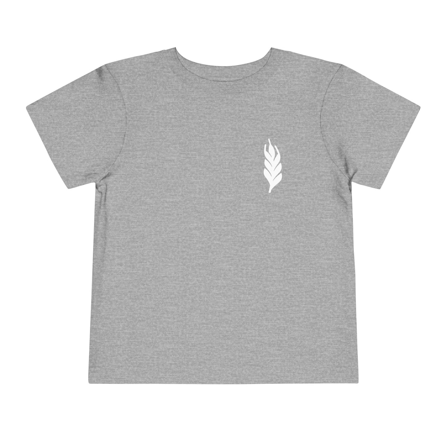 The Gospel - Toddler Short Sleeve Tee - Back Text, Light-Lettered Edition - (15 Colors)