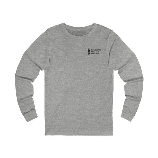 The Gospel - Adult Unisex Long Sleeve Tee - Back Text, Dark Lettered Edition - (8 Colors)