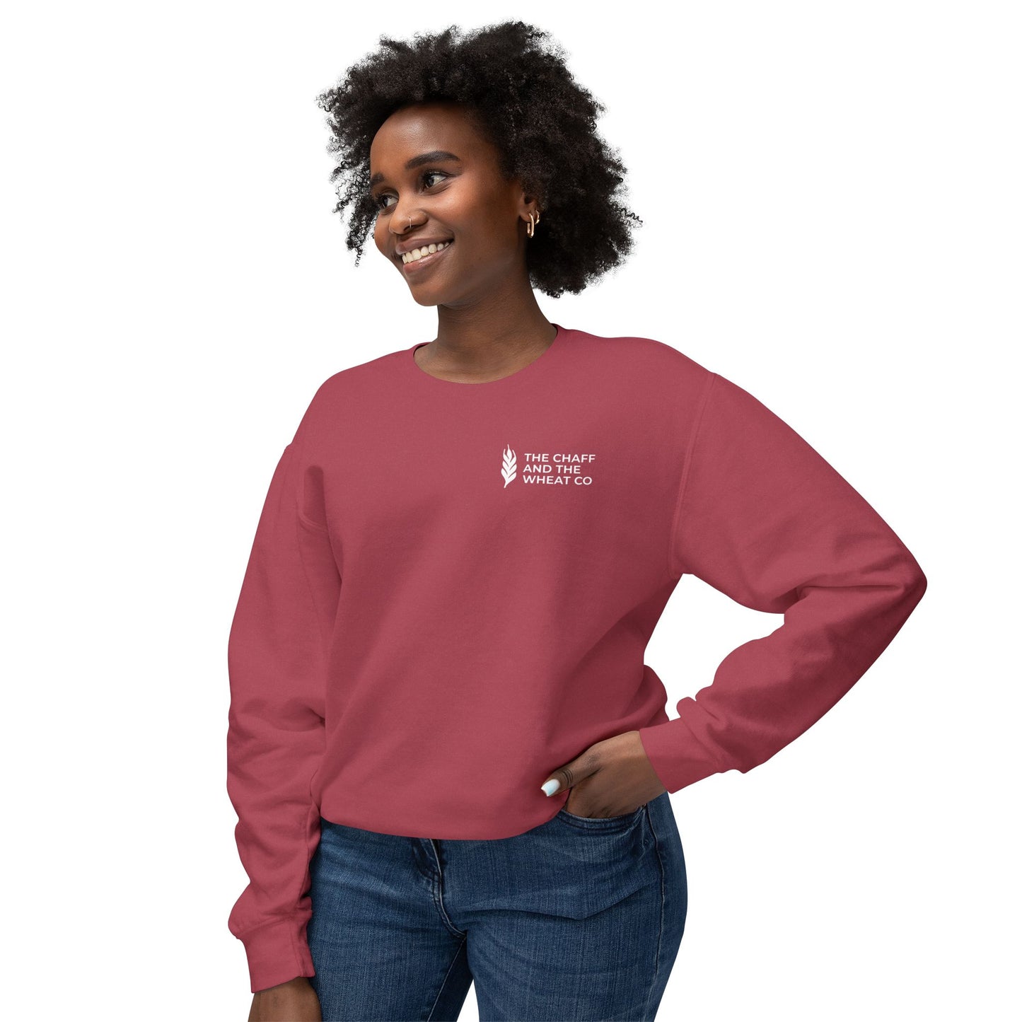 The Gospel - Adult Unisex Crewneck Sweatshirt - Back Text, Light Lettered Edition - (11 Colors)