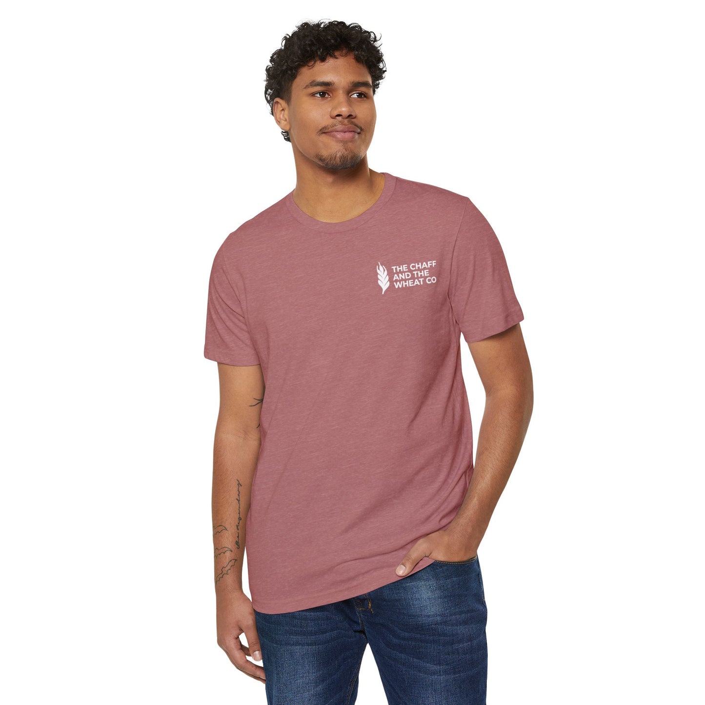The Gospel - Adult Unisex Premium Organic Tee - Back Text, Light-Lettered Edition - (7 Colors)