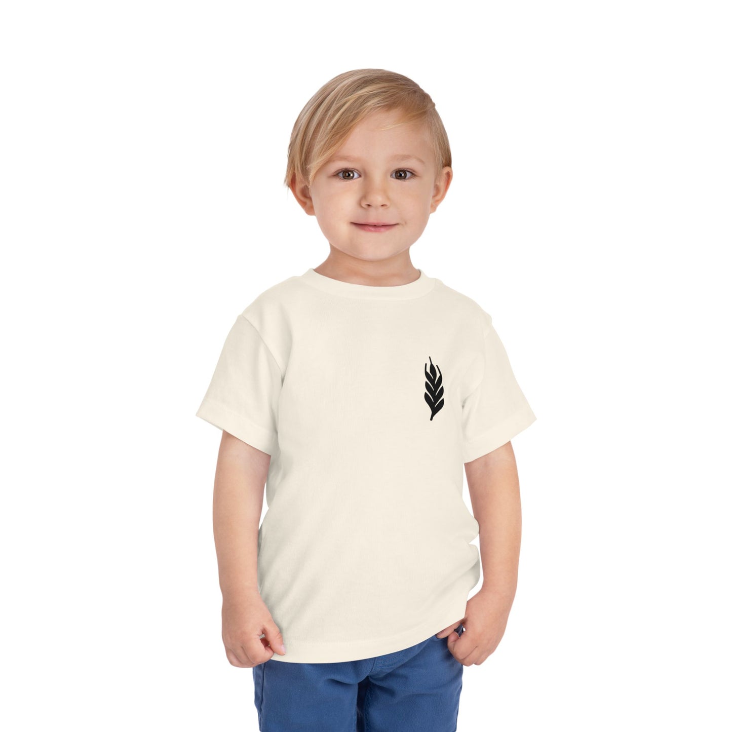 The Gospel - Toddler Short Sleeve Tee - Back Text, Dark-Lettered Edition - (16 Colors)