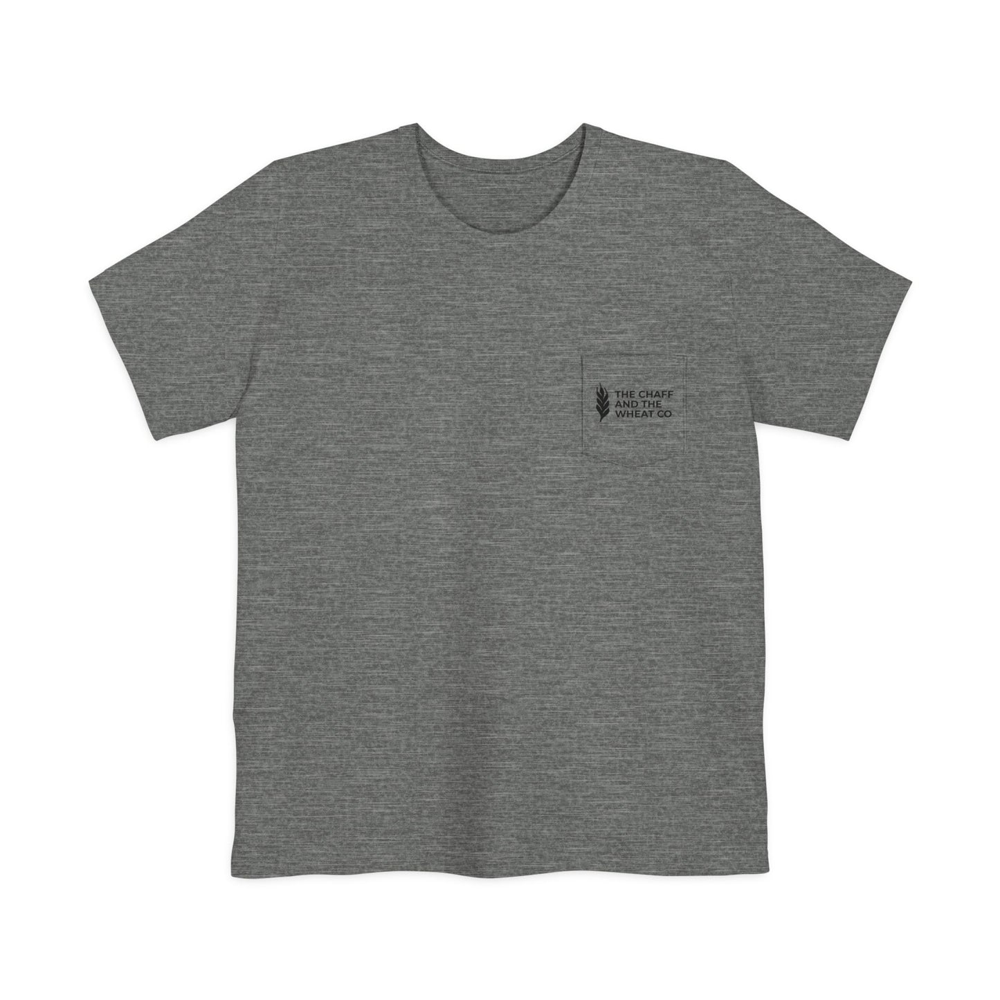 The Gospel - Adult Unisex Pocket Tee - Back Text, Dark-Lettered Edition - (4 Colors)