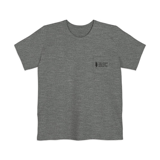 The Gospel - Adult Unisex Pocket Tee - Back Text, Dark-Lettered Edition - (4 Colors)
