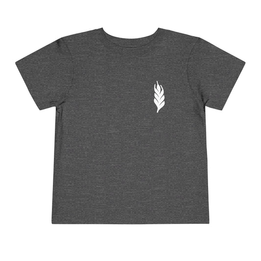 The Gospel - Toddler Short Sleeve Tee - Back Text, Light-Lettered Edition - (15 Colors)